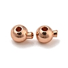 Brass Crimp Beads KK-Z030-16A-RG-1