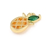Brass Pave Colorful Cubic Zirconia Pendants CU-CBAFB7D-03B-G-2