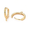 Rack Plating Eco-friendly Brass Hoop Earring Findings KK-D075-03G-RS-2