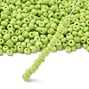 6/0 Opaque Colours Round Glass Seed Beads X-SEED-A010-4mm-44-3