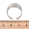 304 Stainless Steel Cuff Open Rings RJEW-P181-02E-A-5
