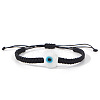 Handmade Lampwork Evil Eye Bead Braided Bracelets UN6877-2-1
