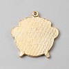Saint Patrick's Day Glitter Alloy Enamel Pendants ENAM-CJC0003-58F-KCG-2
