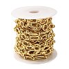 Rack Plating Brass Ring & Oval Link Chains KK-Q795-27-2