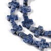 Natural Blue Spot Jasper Beads Strands G-I369-A03-02-4