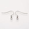 Brass Earring Hooks KK-Q363-P-NF-2