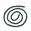 Synthetic Green Goldstone Beads Strands X-G-L581A-004C-3