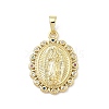 Brass Micro Pave Cubic Zirconia Pendants KK-H255-18G-1