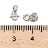 Brass Micro Pave Cubic Zirconia Pendants KK-U056-13P-3