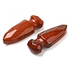 Natural Red Jasper Craved Sword Model Ornament DJEW-C019-02B-2