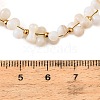 304 Stainless Steel & Imitation Pearl Woven Round Beaded Necklaces for Women SA-CBAAFEE-02G-3