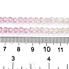 Gradient Color Baking Paint Glass Bead Strands X1-DGLA-A039-T6mm-A01-5