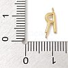 304 Stainless Steel Letter Connector Charms LS-STAS-M108-01G-18-3