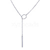 Alloy Ring & Stick Lariat Necklaces for Women WG56D22-02-1