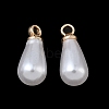 ABS Plastic Pearl Pendants FIND-Z105-03B-01G-1