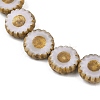 Czech Pressed Glass Beads GLAA-I061-21-3