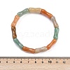 Natural Mixed Gemstone Beaded Stretch Bracelets for Women Men BJEW-M049-12-4