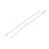 Tarnish Resistant Jewelry Tools and Equipment Decorative Stainless Steel Flat Head Pins X-STAS-E023-0.6x40mm-2