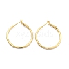 Brass Hoop Earrings EJEW-P300-02G-4