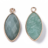 Natural Amazonite Pendants G-T131-07D-2