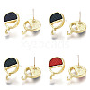 Alloy Stud Earring Findings PALLOY-T056-128-1