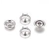 Copper Buttons Snap Stud Cap Socket Set KK-WH0033-89P-2