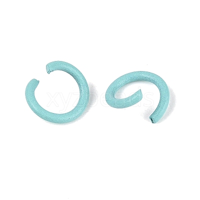 Spray Painted Iron Open Jump Rings IFIN-T017-04C-05-1