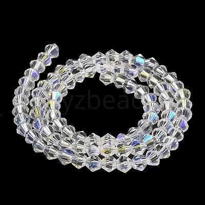 Transparent Electroplate Glass Beads Strands LS-GLAA-F029-2mm-D13-1
