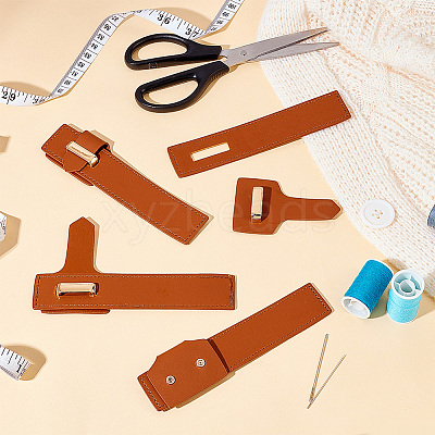 PU Imitation Leather Sew on Toggle Buckles DIY-WH0292-53A-1