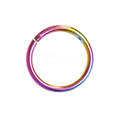316L Surgical Stainless Steel Hoop Cartilage Earrings WGB51CA-09-1