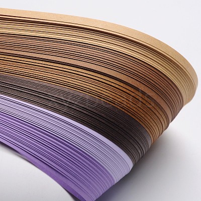 6 Colors Quilling Paper Strips DIY-J001-5mm-A06-1