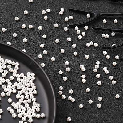 Imitation Pearl Acrylic Beads PL614-1-1