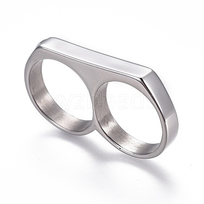 Tarnish Resistant 304 Stainless Steel Finger Rings RJEW-O032-13P-17mm-1