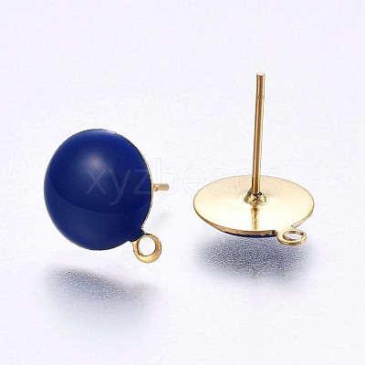 Ion Plating(IP) 304 Stainless Steel Stud Earring Findings STAS-P203-A03-02-1