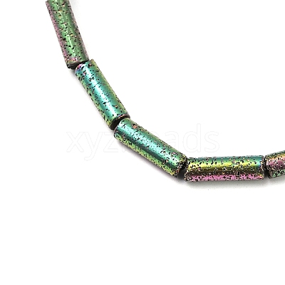 Electroplated Natural Lava Rock Beads Strands G-K388-03B-08-1