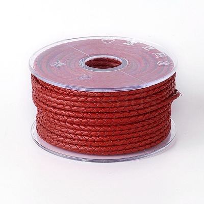 Braided Cowhide Cord WL-I003-3mm-D-04-1