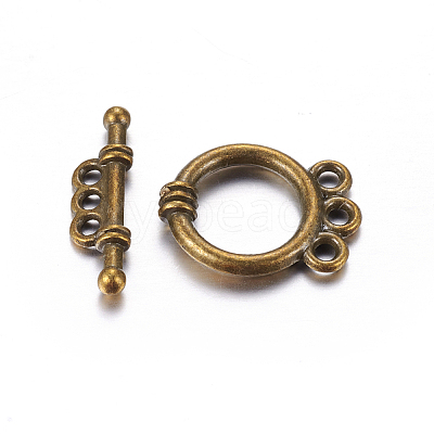 Tibetan Style Alloy Toggle Clasps LS-K0P3A071-1