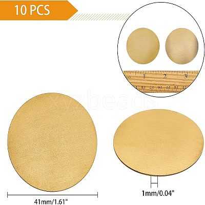 Brass Cabochon KK-CA0001-26AB-1
