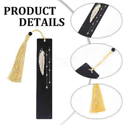Stainless Steel Bookmarks AJEW-WH0367-04-1