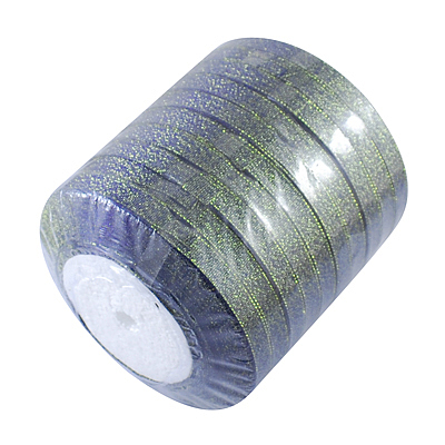 Glitter Metallic Ribbon RSC6mmY-012-1