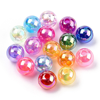 Transparent Acrylic Beads MACR-T046-01D-1