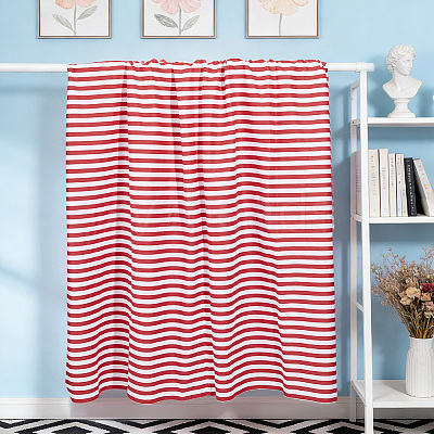 Cotton Fabric with Strip Pattern DIY-PH0037-96D-1
