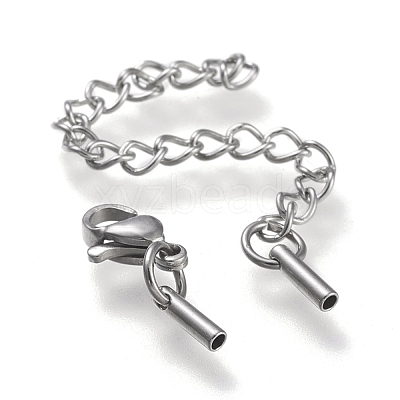 Tarnish Resistant 304 Stainless Steel Curb Chain Extender STAS-K195-29P-015-1