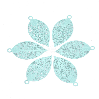 430 Stainless Steel Filigree Pendants STAS-S108-01C-1