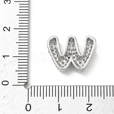 Brass Micro Pave Cubic Zirconia Pendants KK-A300-02P-W-1