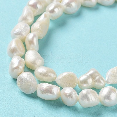 Natural Keshi Pearl Beads Strands PEAR-Z002-10-1