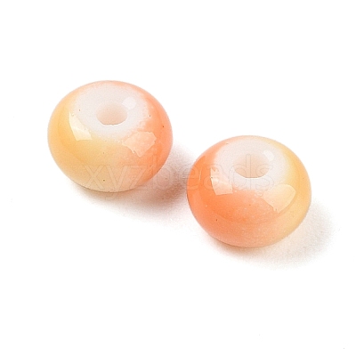 Opaque Spray Painted Glass Beads X1-GLAA-G118-01D-1