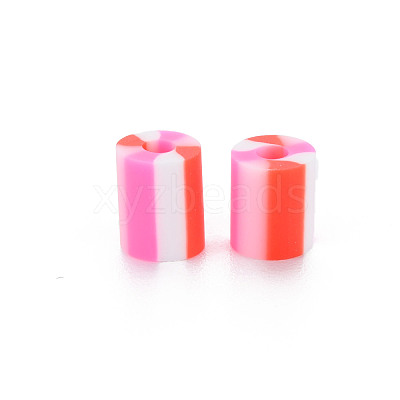 Fixed Mixed 5 Style Handmade Polymer Clay Beads CLAY-S096-012E-1