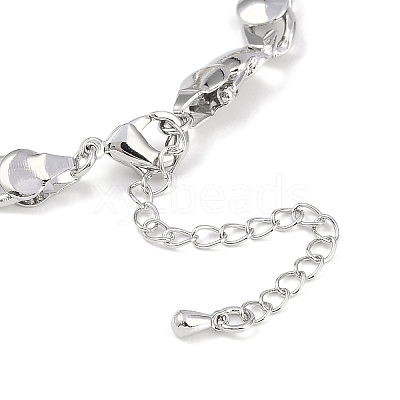 Rack Plating Brass Bracelets for Women BJEW-K244-06P-1