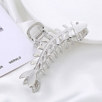 Fishbone Zinc Alloy Claw Hair Clips PW-WG608A4-02-1
